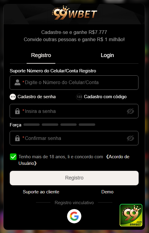 Segurança 99wbet.com